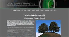 Desktop Screenshot of oxfordschoolofphotography.co.uk